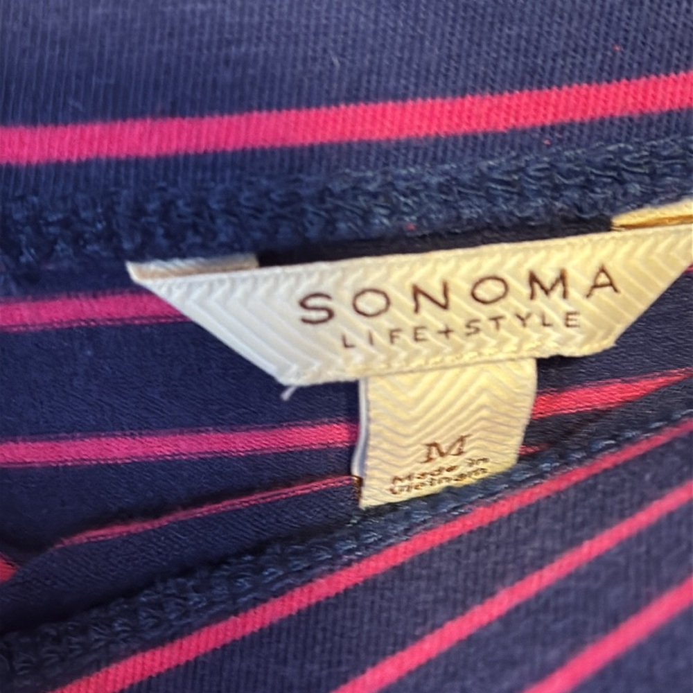 Sonoma striped Blue and Pink Maxi Skirt - Picture 5 of 7